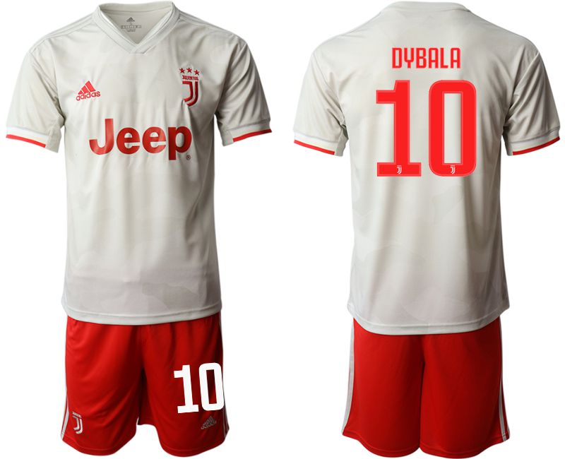 Men 2019-2020 club Juventus FC hoaway #10 white Soccer Jerseys->customized soccer jersey->Custom Jersey